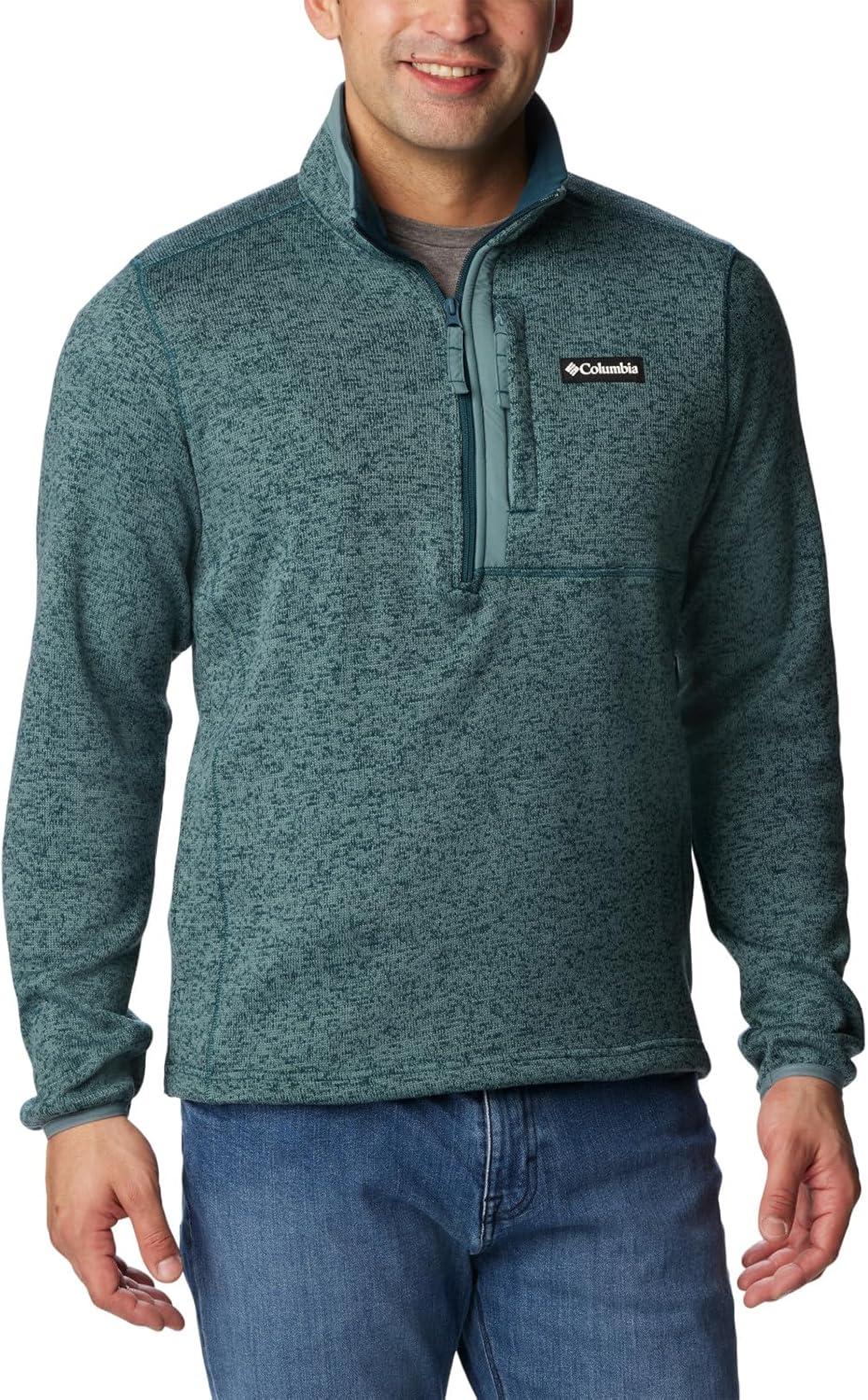 imageColumbia mens Sweater Weather Half ZipNight Wave HeatherMetal