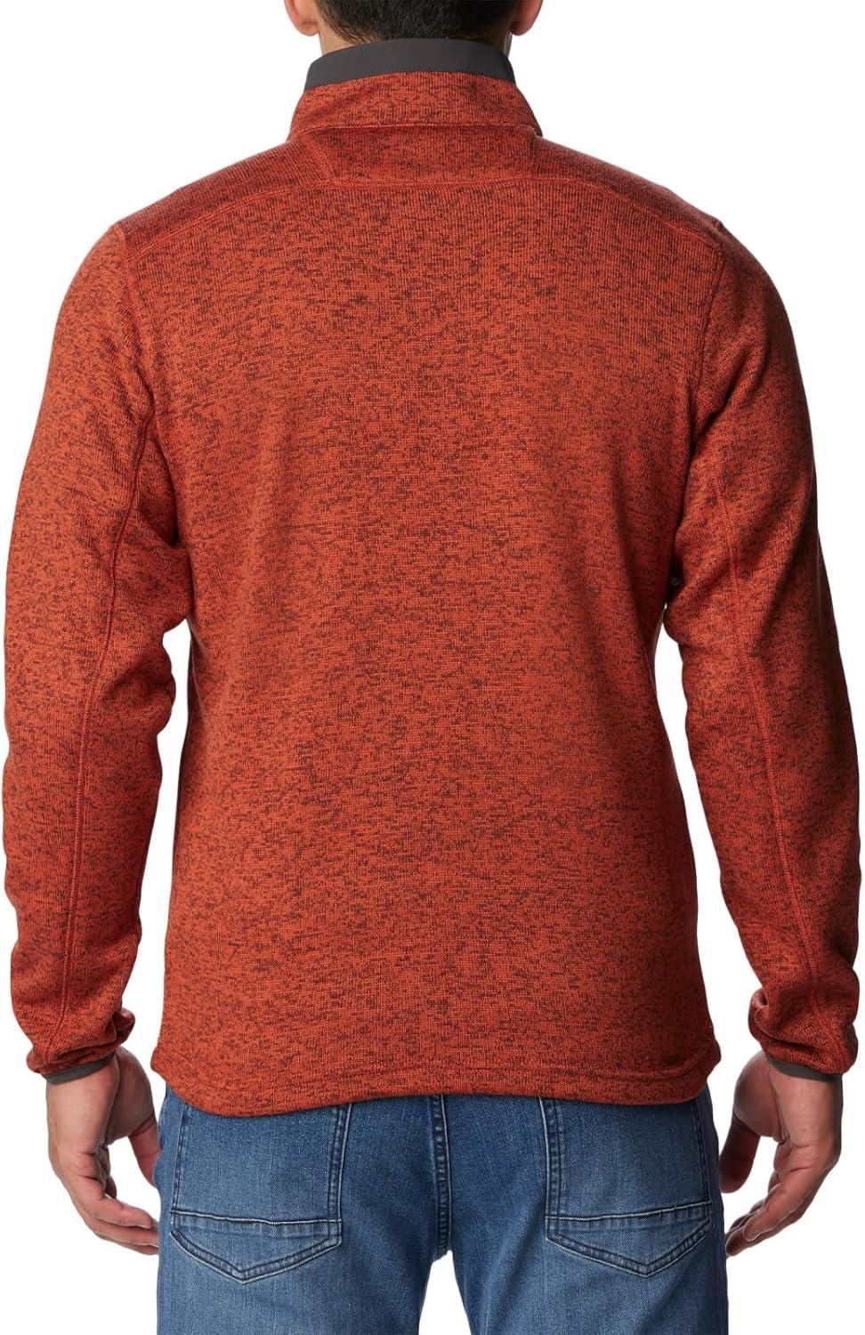 imageColumbia mens Sweater Weather Half ZipWarp Red HeatherShark
