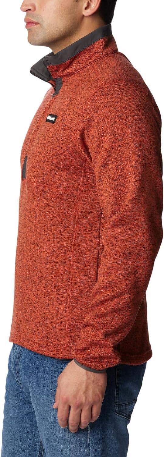 imageColumbia mens Sweater Weather Half ZipWarp Red HeatherShark