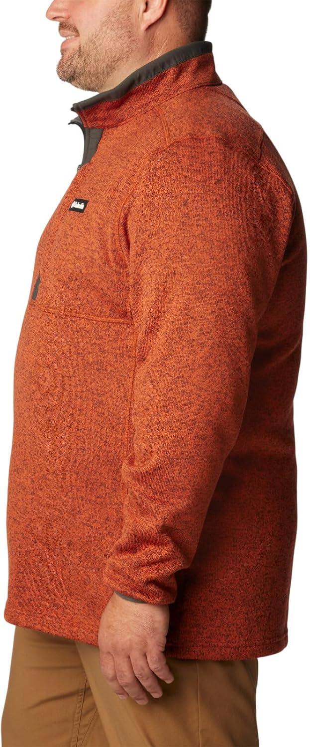 imageColumbia mens Sweater Weather Half ZipWarp Red HeatherShark