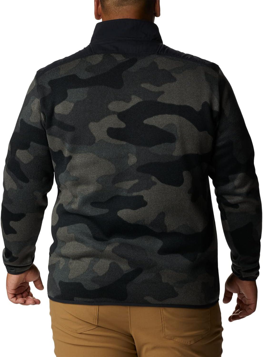 imageColumbia mens Sweater Weather II Printed Half ZipBlack Mod Camo