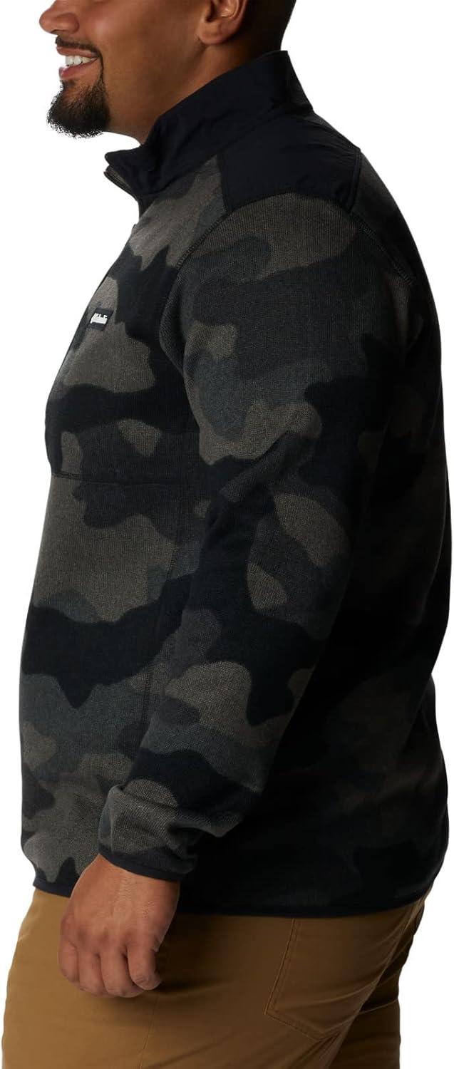 imageColumbia mens Sweater Weather II Printed Half ZipBlack Mod Camo