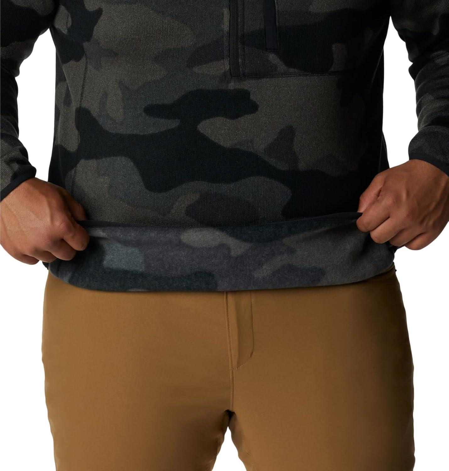 imageColumbia mens Sweater Weather II Printed Half ZipBlack Mod Camo
