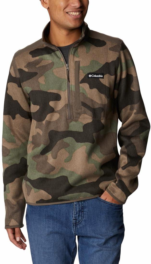 imageColumbia mens Sweater Weather II Printed Half ZipCypress Mod Camo