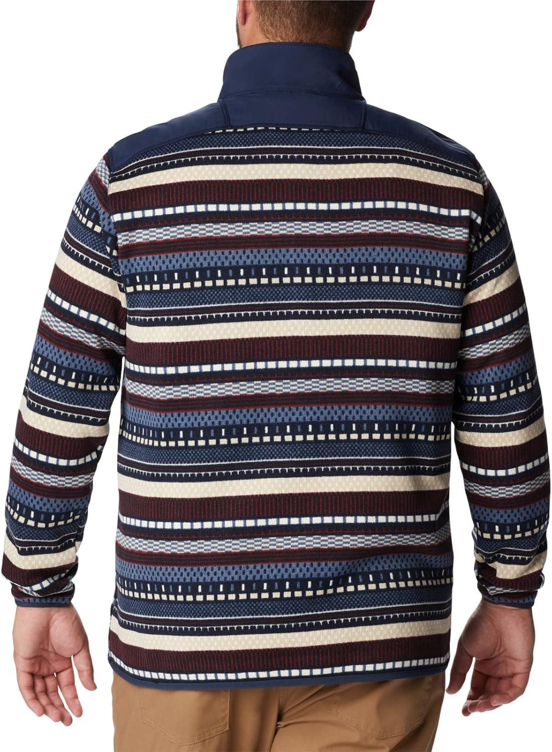 imageColumbia mens Sweater Weather II Printed Half ZipDark Mountain Apres Stripe
