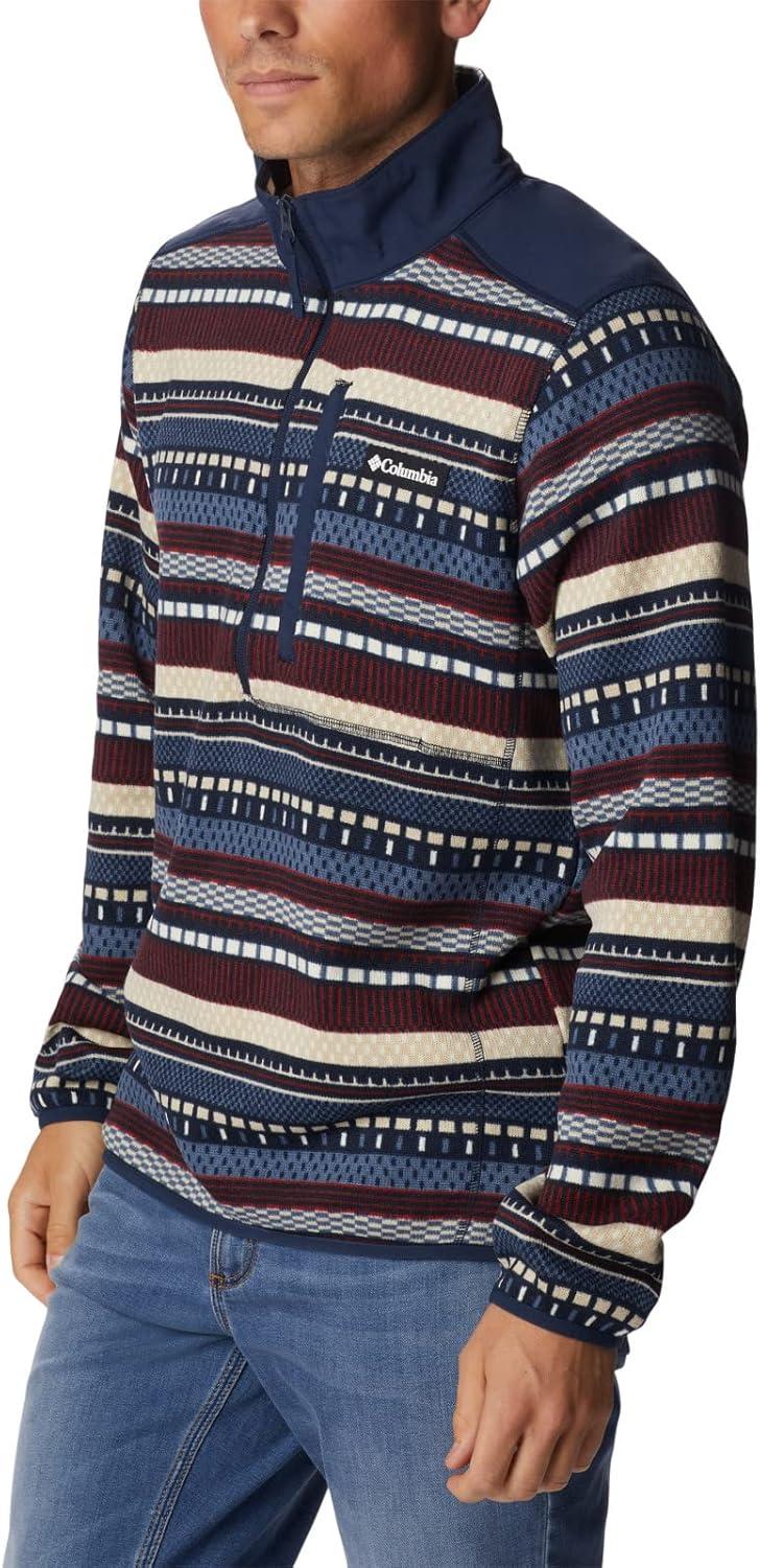 imageColumbia mens Sweater Weather II Printed Half ZipDark Mountain Apres Stripe