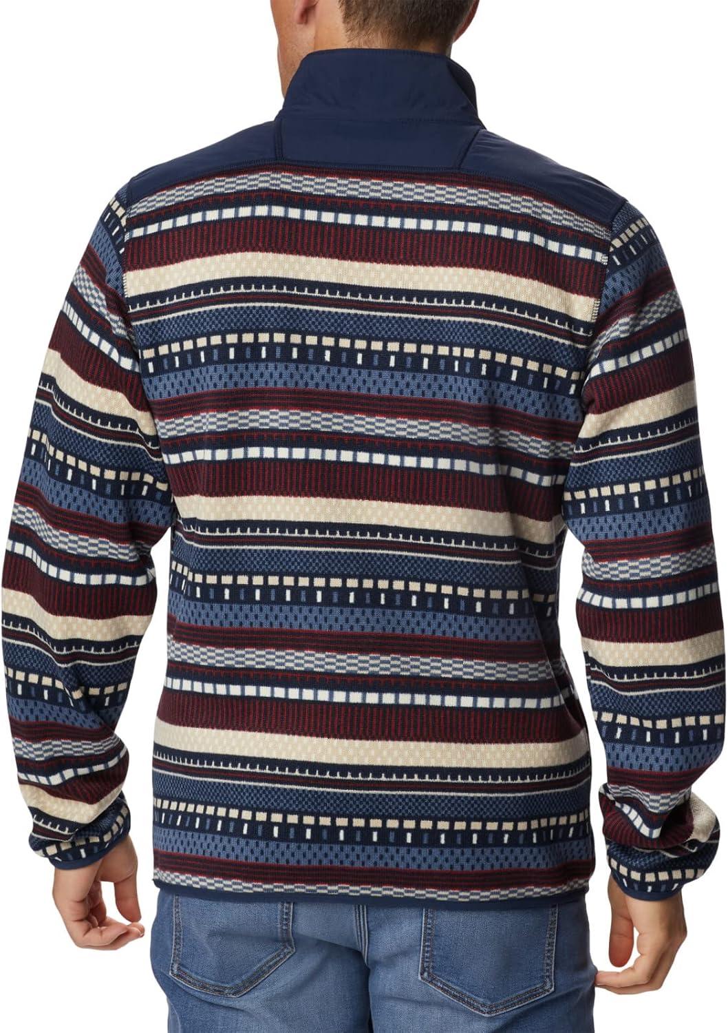 imageColumbia mens Sweater Weather II Printed Half ZipDark Mountain Apres Stripe