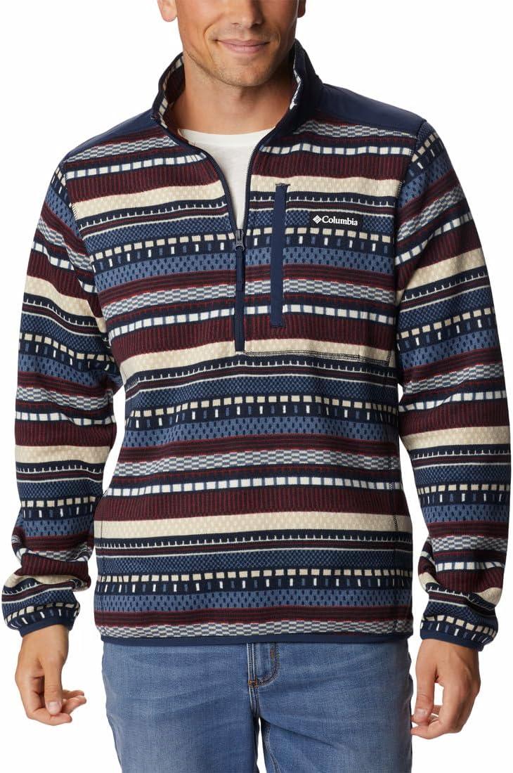 imageColumbia mens Sweater Weather II Printed Half ZipDark Mountain Apres Stripe