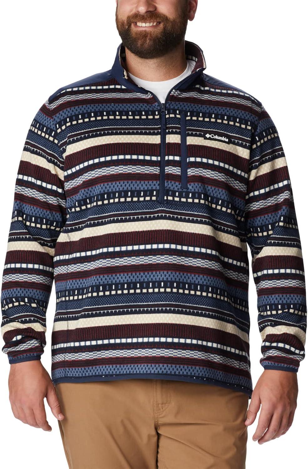 imageColumbia mens Sweater Weather II Printed Half ZipDark Mountain Apres Stripe