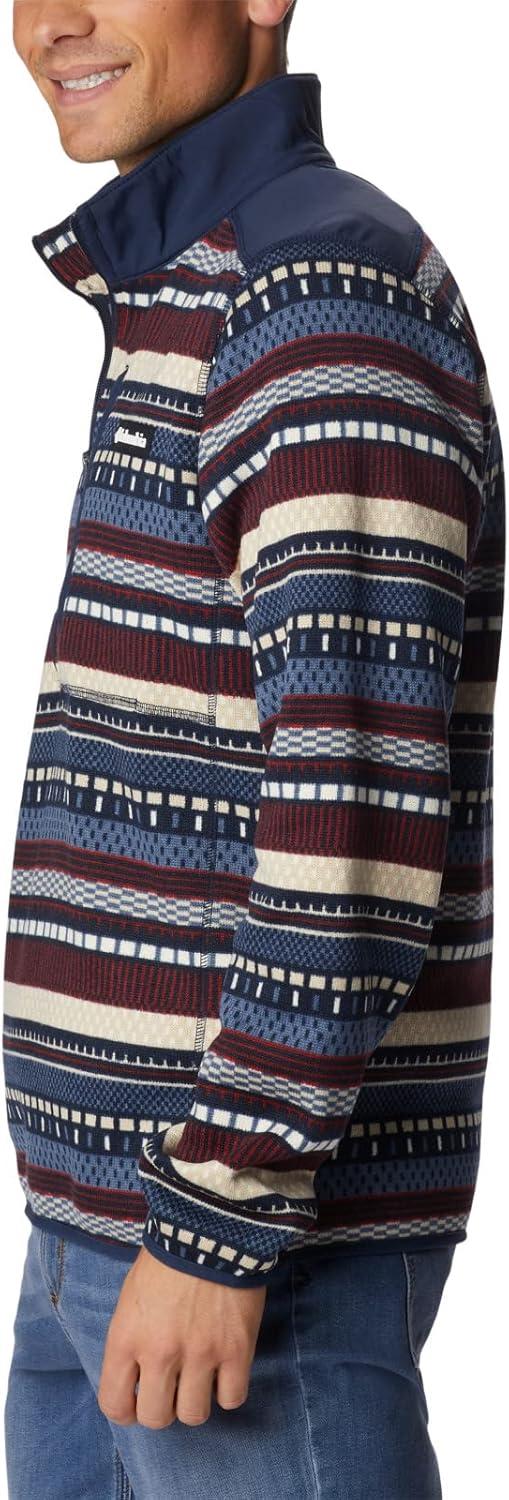 imageColumbia mens Sweater Weather II Printed Half ZipDark Mountain Apres Stripe