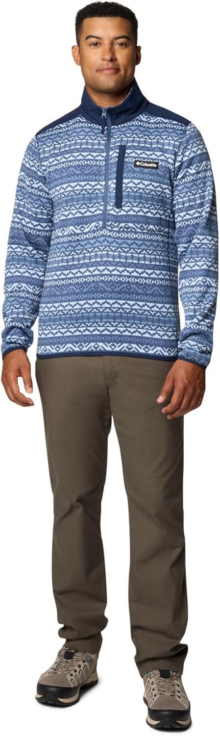 imageColumbia mens Sweater Weather II Printed Half ZipDark Mountain Madras Multi