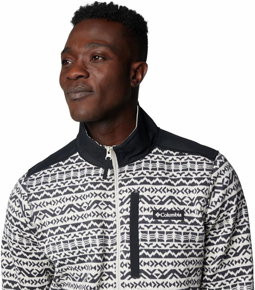 imageColumbia mens Sweater Weather II Printed Half ZipDark Stone Madras Tonal