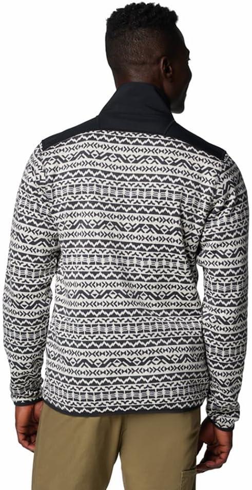 imageColumbia mens Sweater Weather II Printed Half ZipDark Stone Madras Tonal