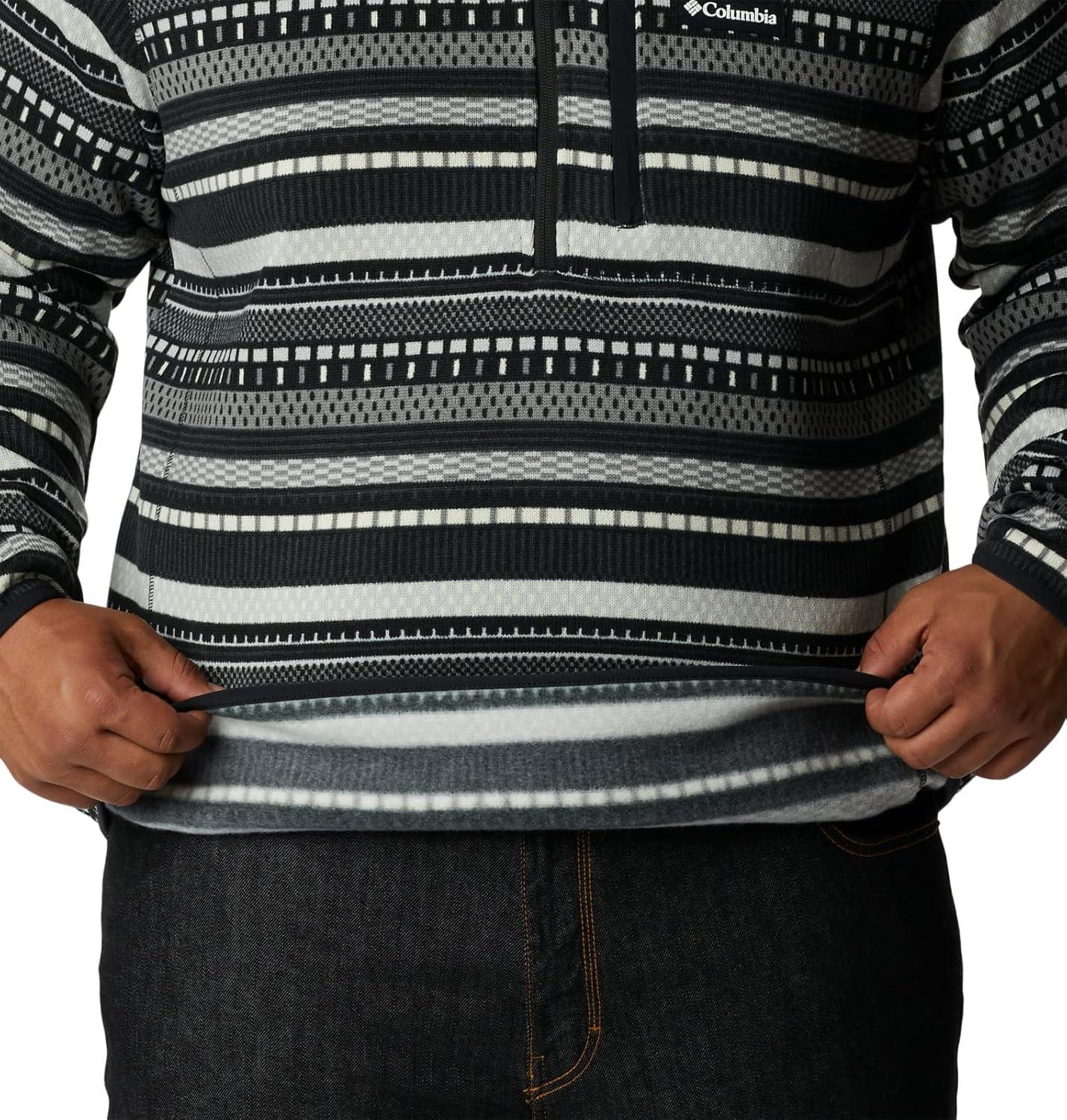 imageColumbia mens Sweater Weather II Printed Half ZipShark Apres Stripe