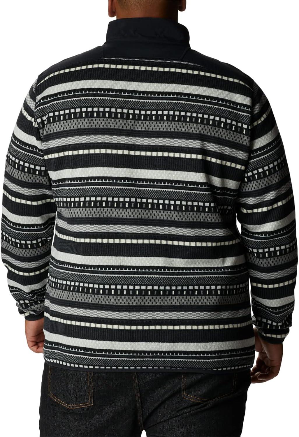 imageColumbia mens Sweater Weather II Printed Half ZipShark Apres Stripe