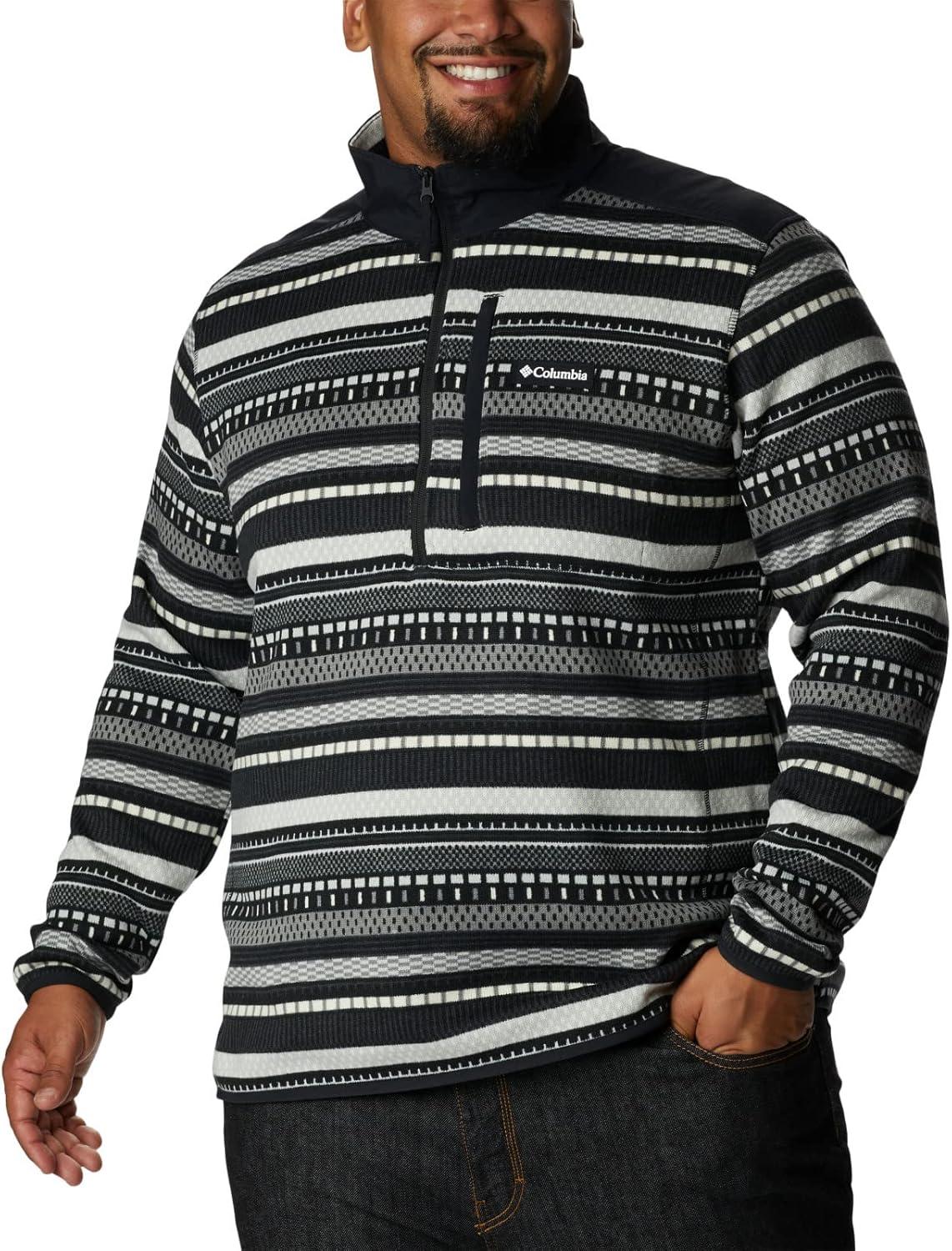 imageColumbia mens Sweater Weather II Printed Half ZipShark Apres Stripe