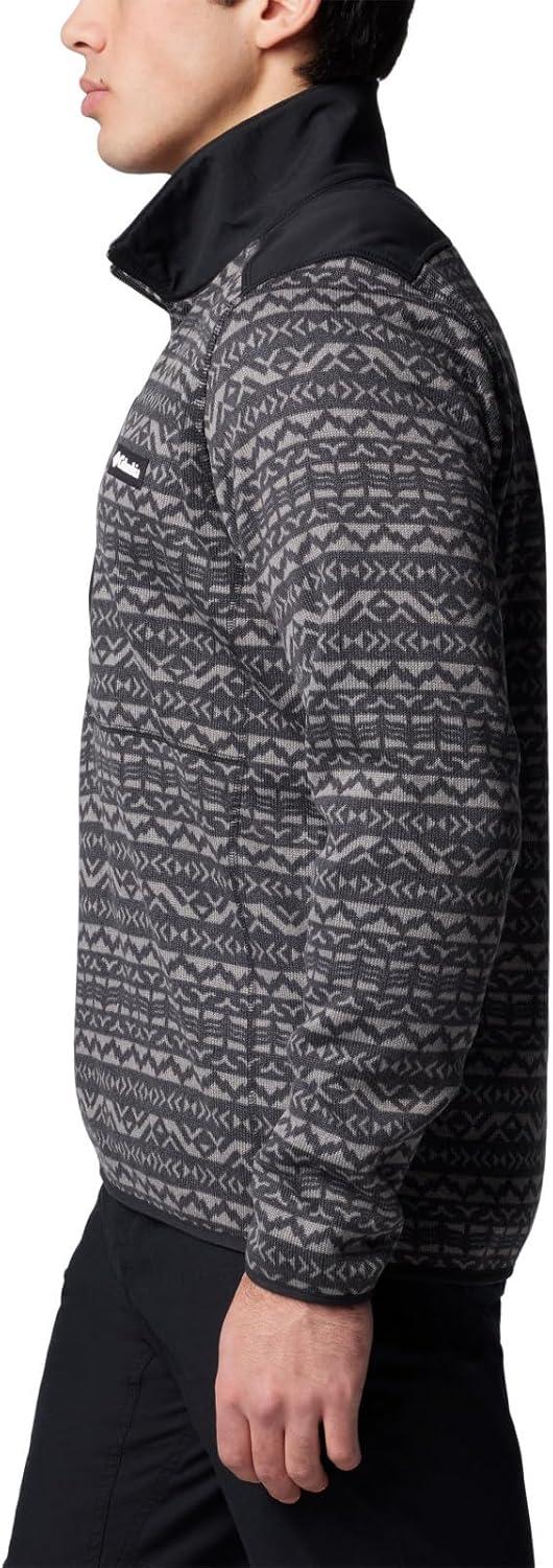 imageColumbia mens Sweater Weather II Printed Half ZipShark Madras Tonal