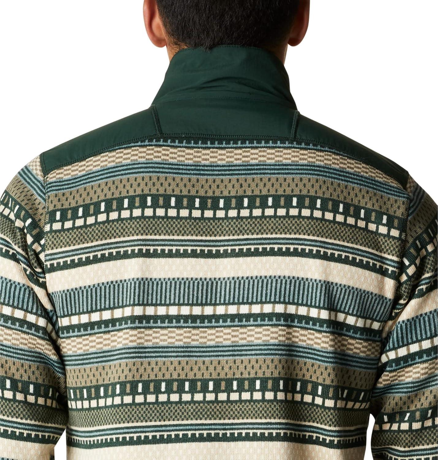 imageColumbia mens Sweater Weather II Printed Half ZipSpruce Apres Stripe