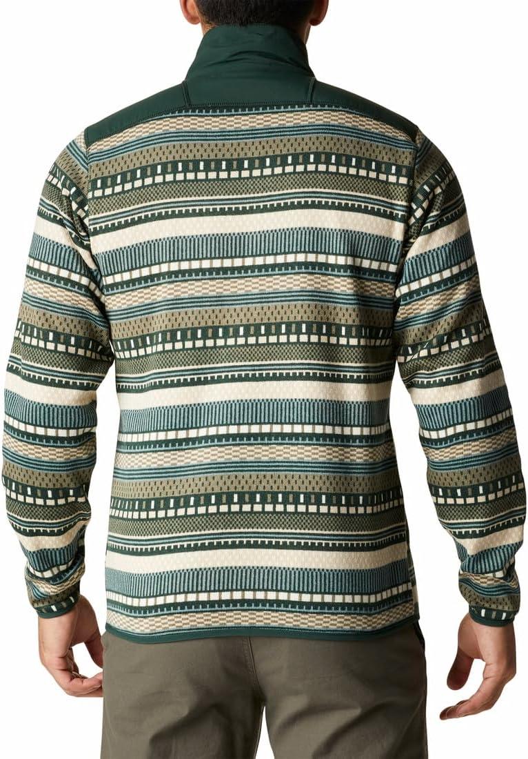 imageColumbia mens Sweater Weather II Printed Half ZipSpruce Apres Stripe
