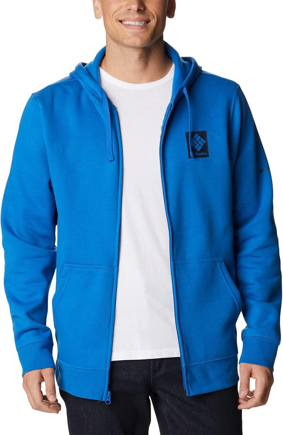 imageColumbia mens Trek Full Zip HoodieBright Indigo