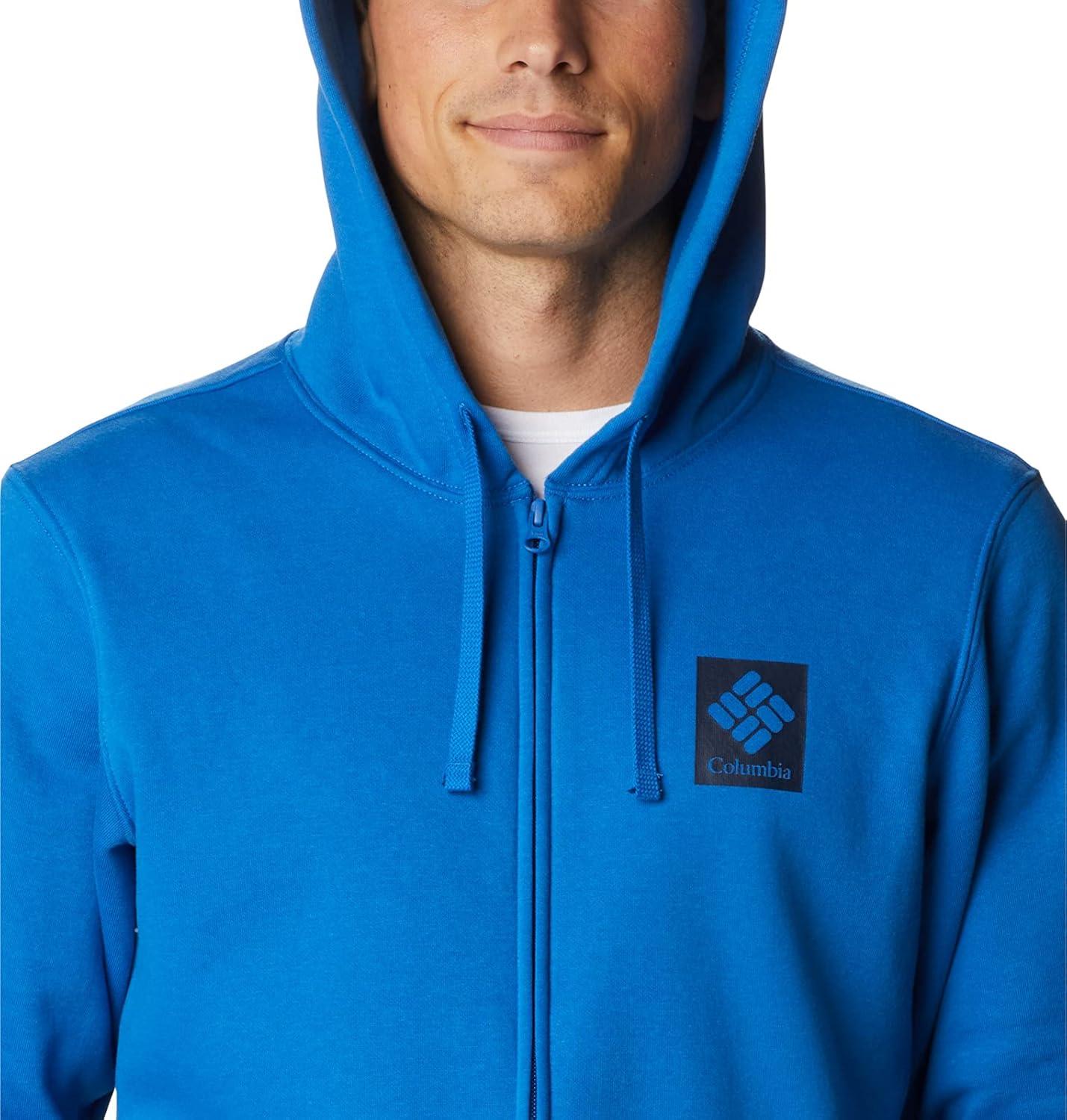 imageColumbia mens Trek Full Zip HoodieBright Indigo