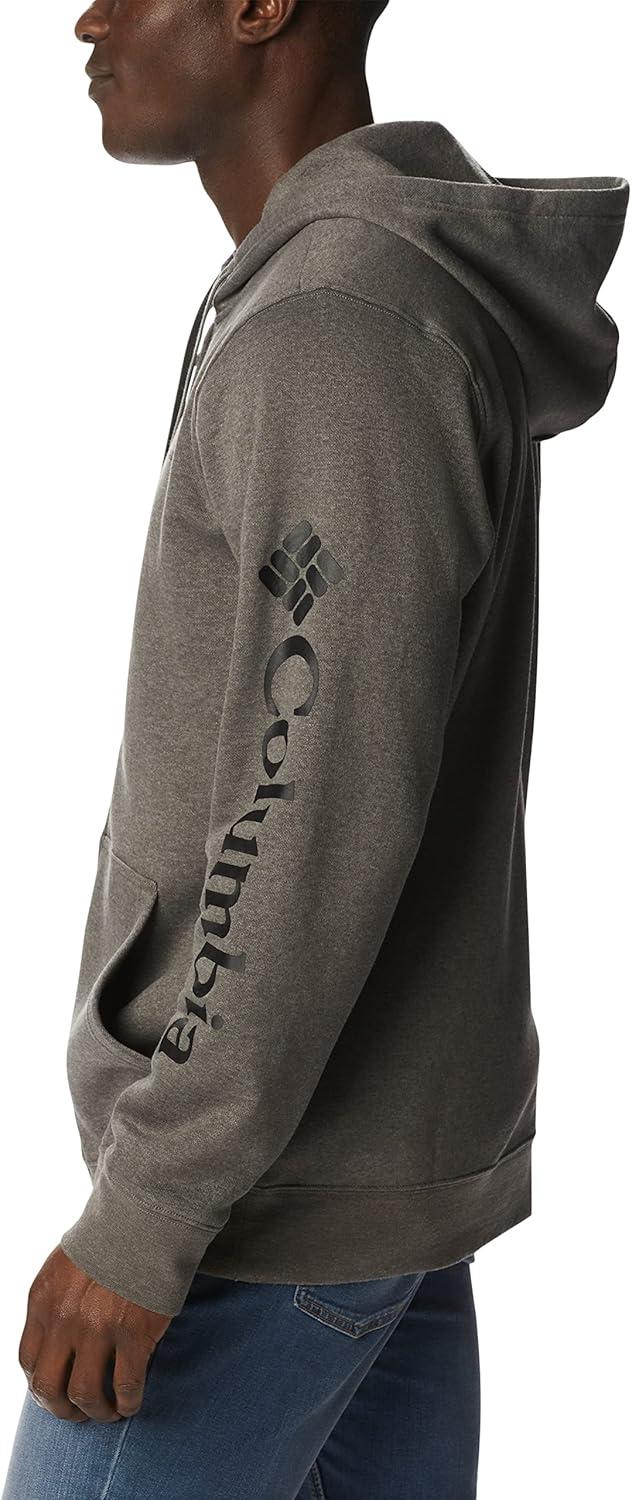 imageColumbia mens Trek Full Zip HoodieCharcoal HeatherCsc Sleeve Logo