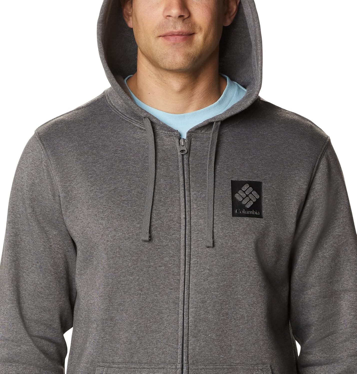 imageColumbia mens Trek Full Zip HoodieGreycharcoal Heather