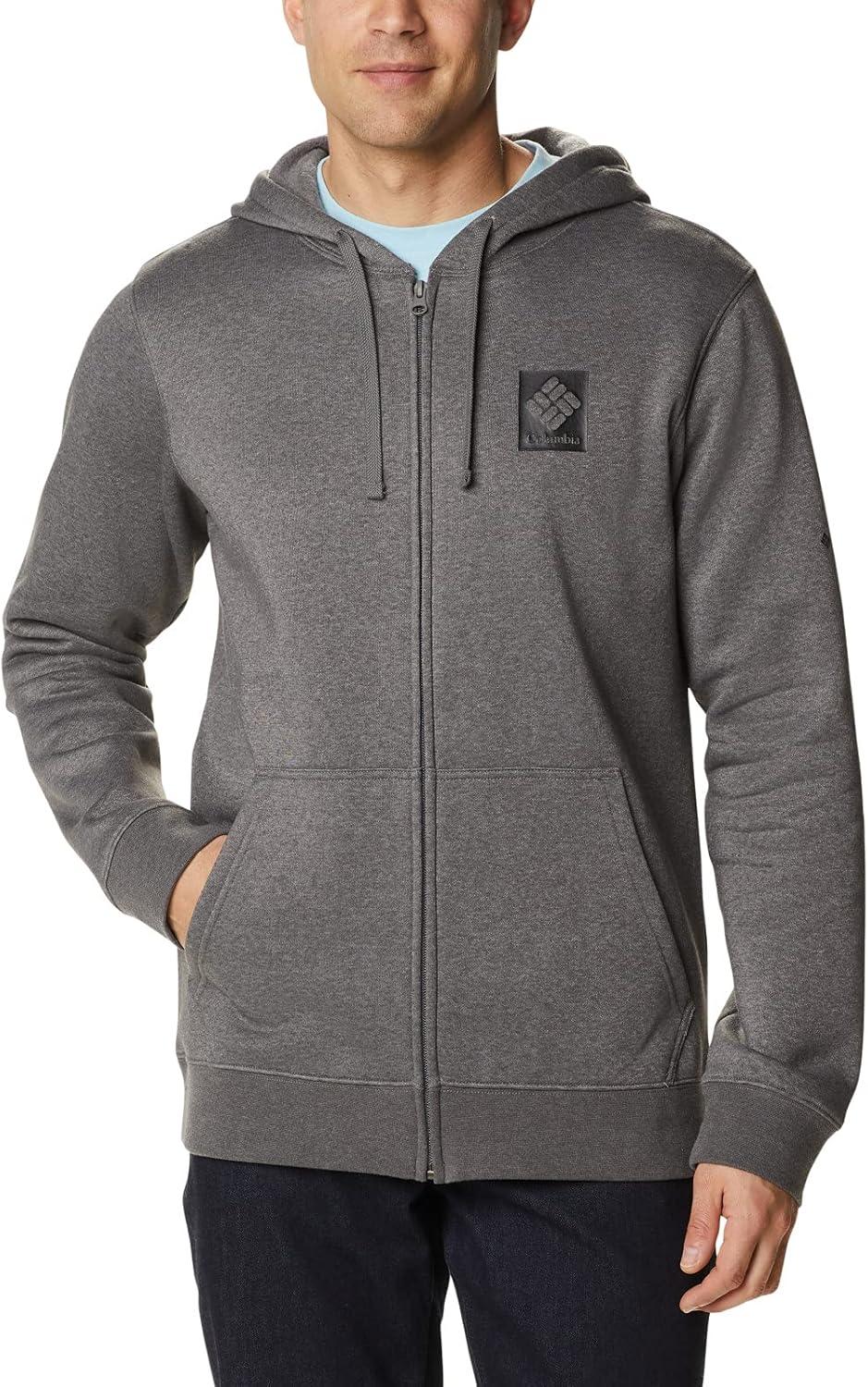 imageColumbia mens Trek Full Zip HoodieGreycharcoal Heather