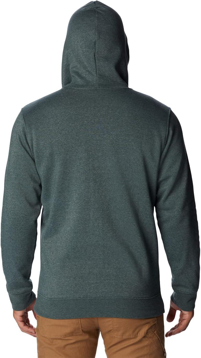 imageColumbia mens Trek Full Zip HoodieSpruce HeatherArched Brand Logo
