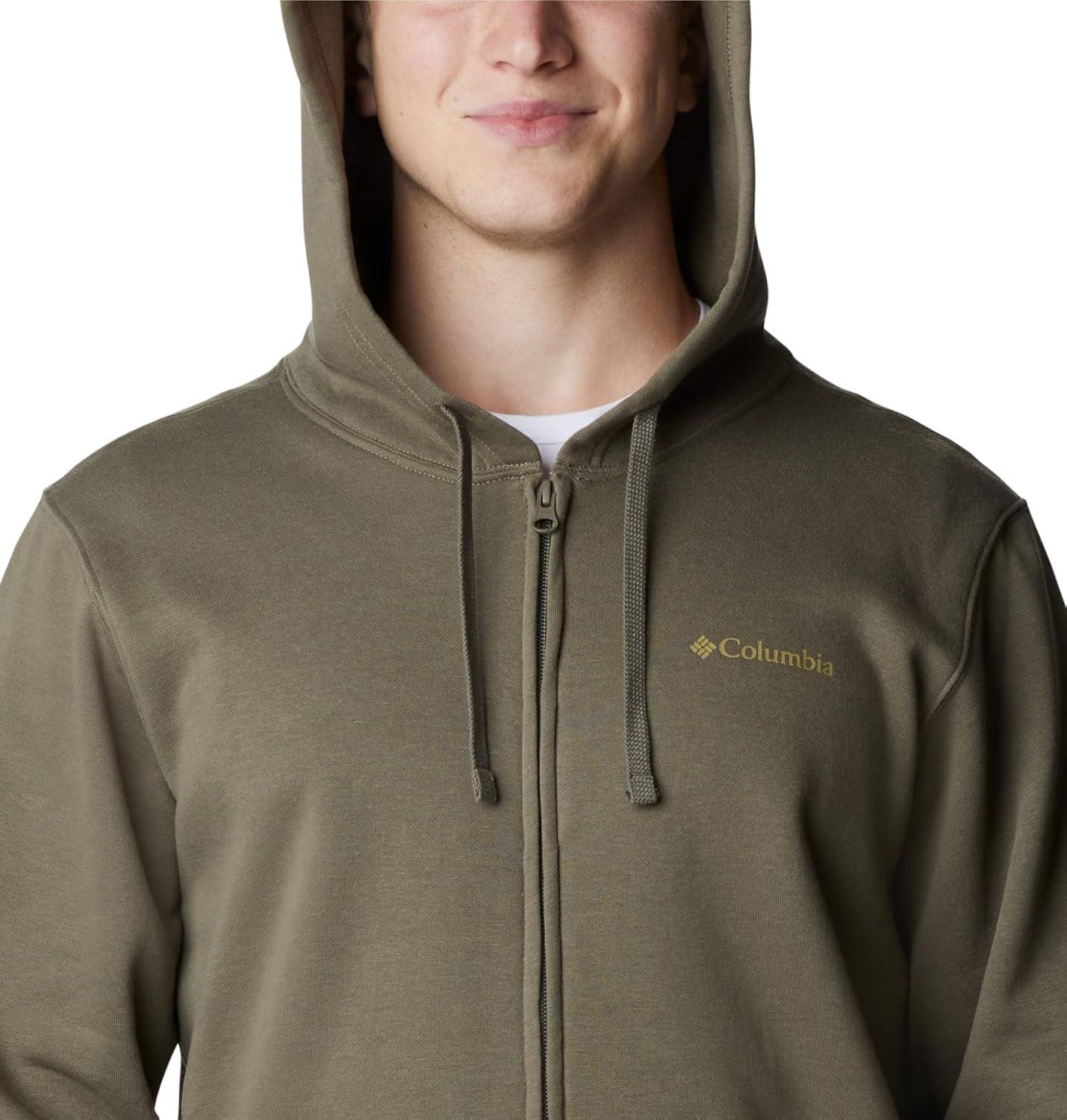 imageColumbia mens Trek Full Zip HoodieStone Green
