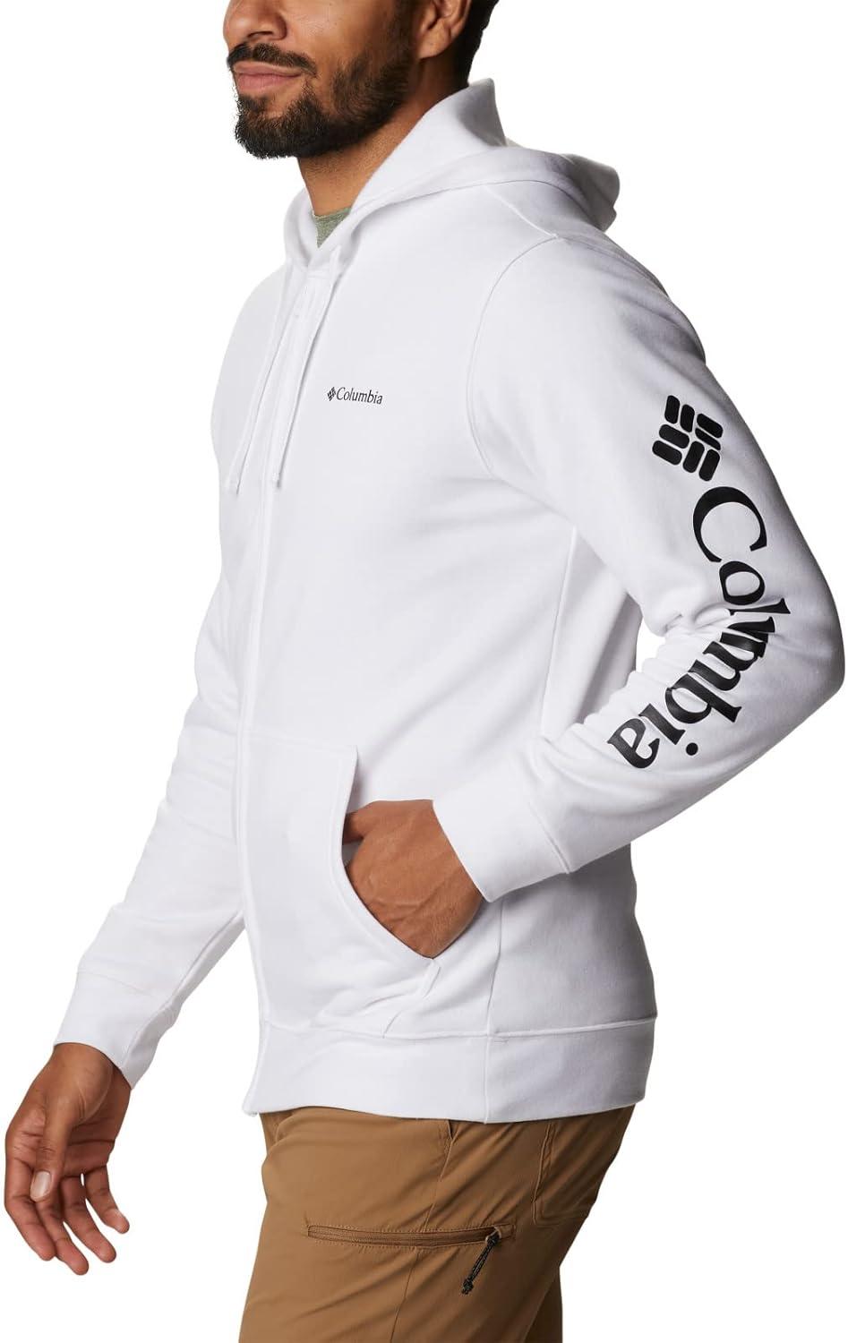 imageColumbia mens Trek Full Zip HoodieWhitewhite
