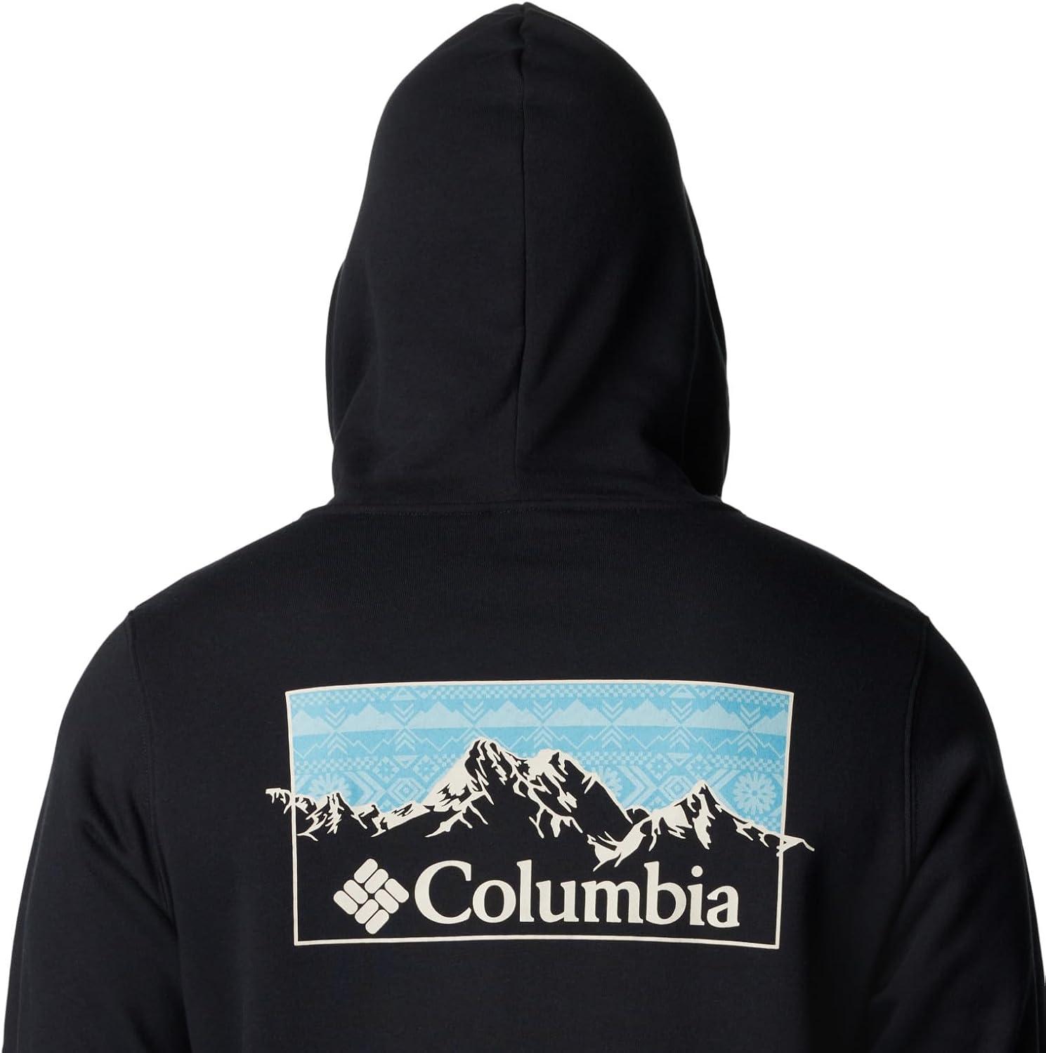 imageColumbia mens Trek HoodieBlack Checkered Range Graphic