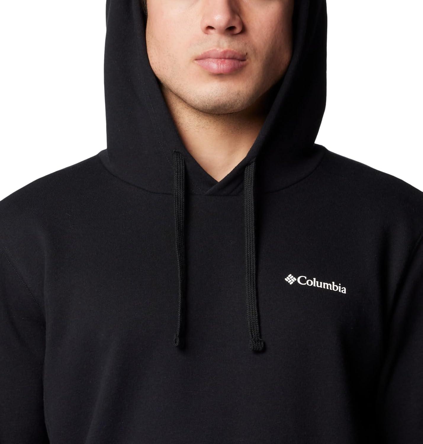 imageColumbia mens Trek HoodieBlackButton Badge