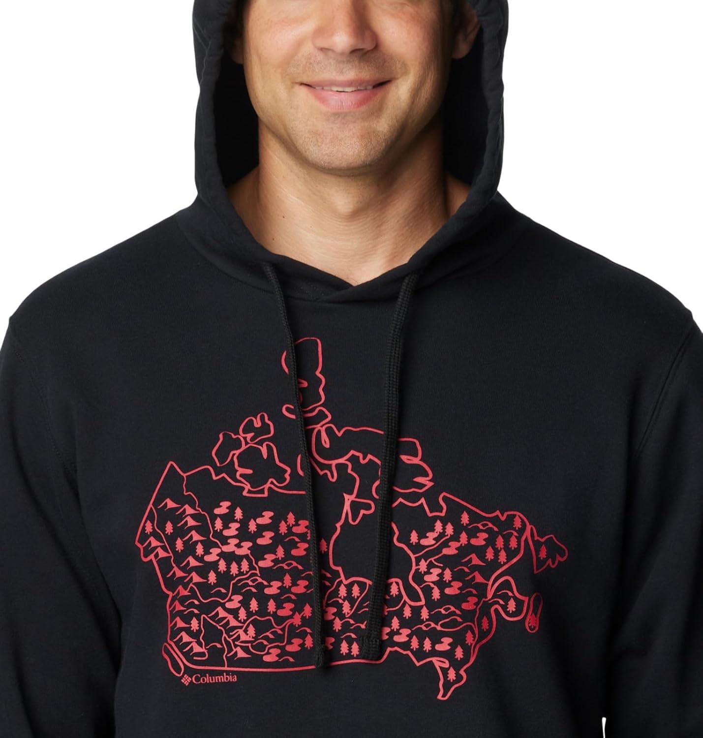 imageColumbia mens Trek HoodieBlackCanada Treescape