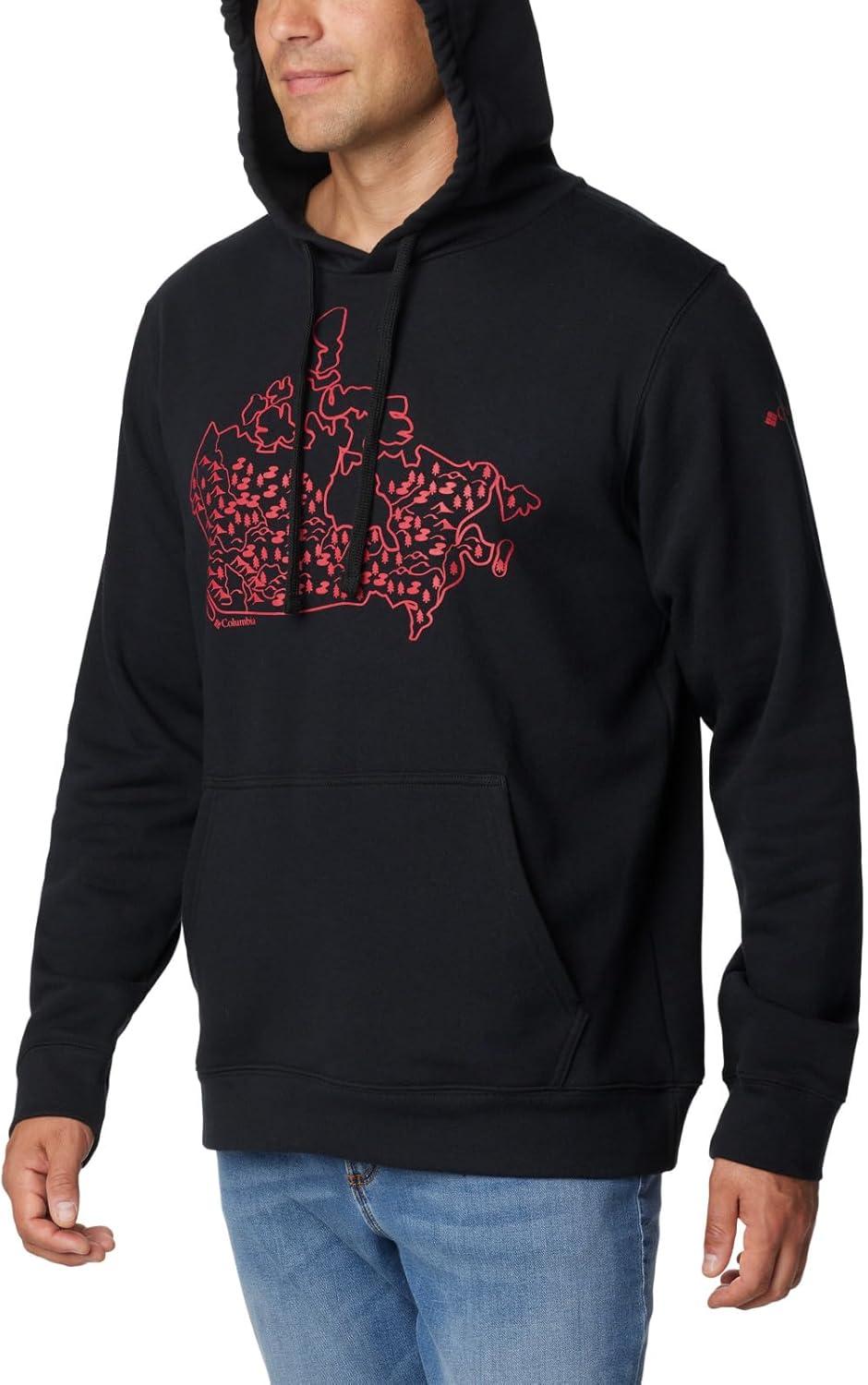 imageColumbia mens Trek HoodieBlackCanada Treescape