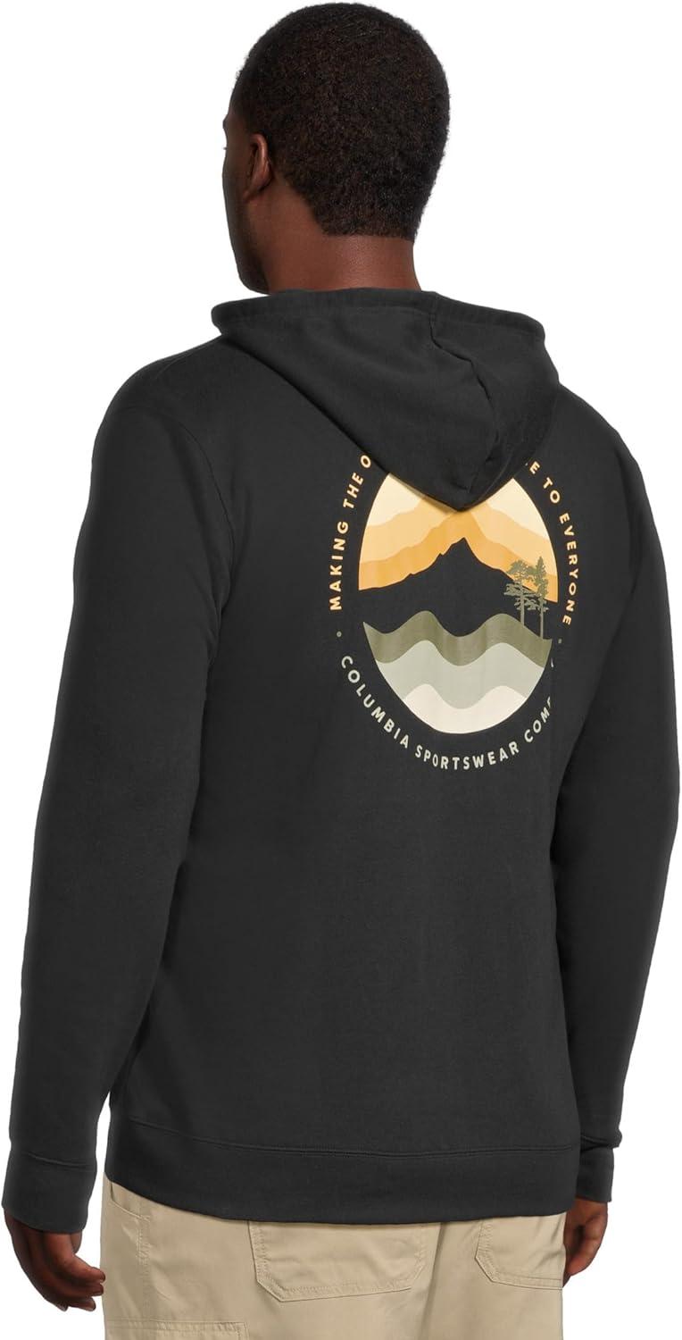 imageColumbia mens Trek HoodieBlackCircular Linescape