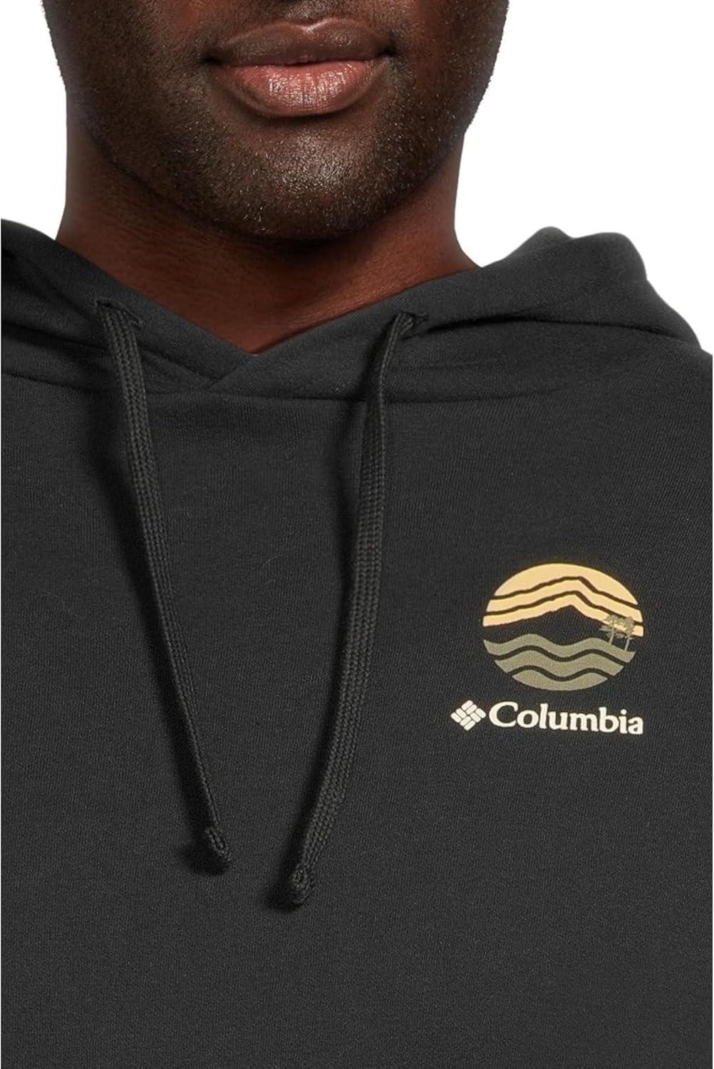 imageColumbia mens Trek HoodieBlackCircular Linescape