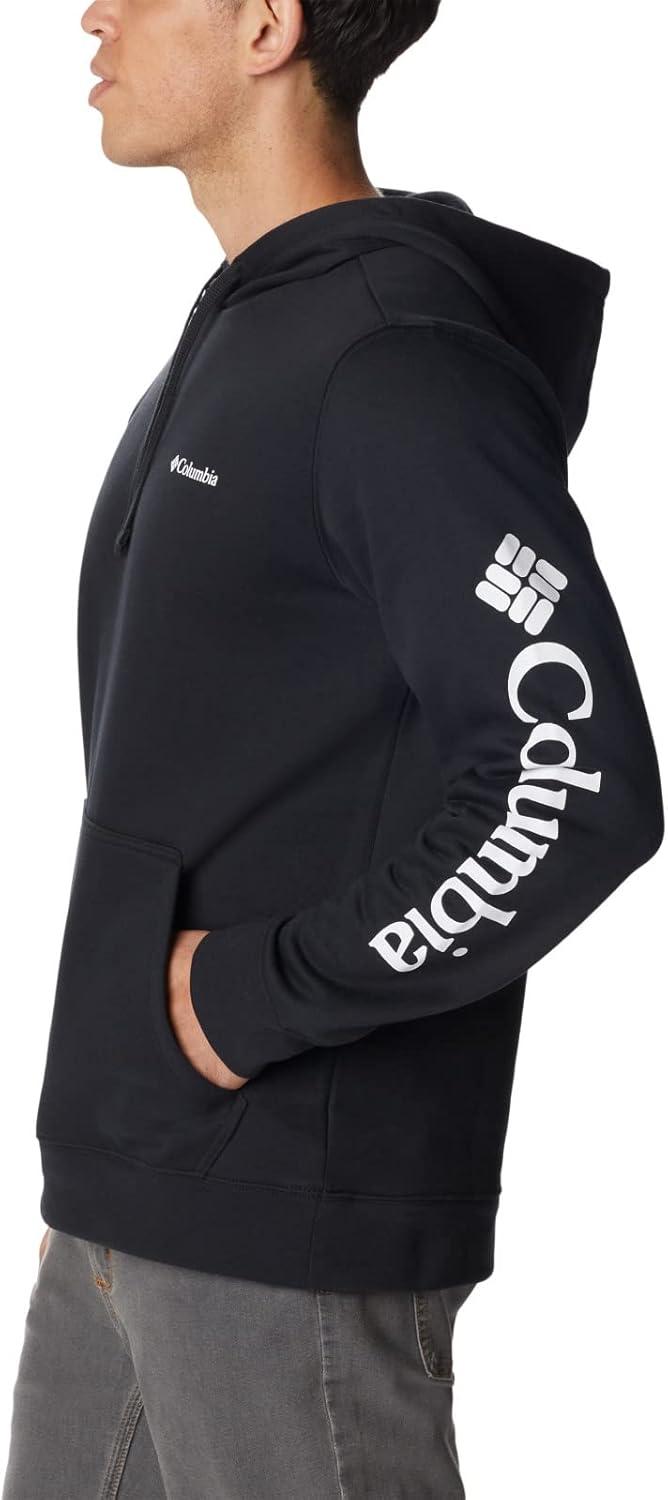 imageColumbia mens Trek HoodieBlackCsc Sleeve Logo