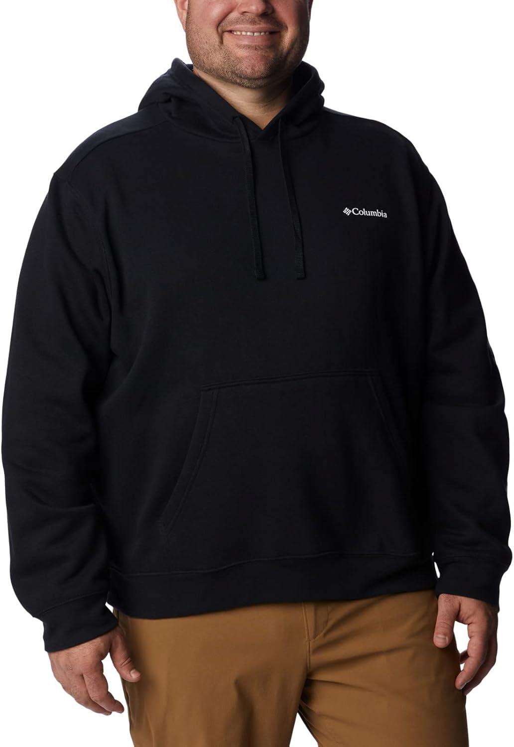 imageColumbia mens Trek HoodieBlackCsc Sleeve Logo