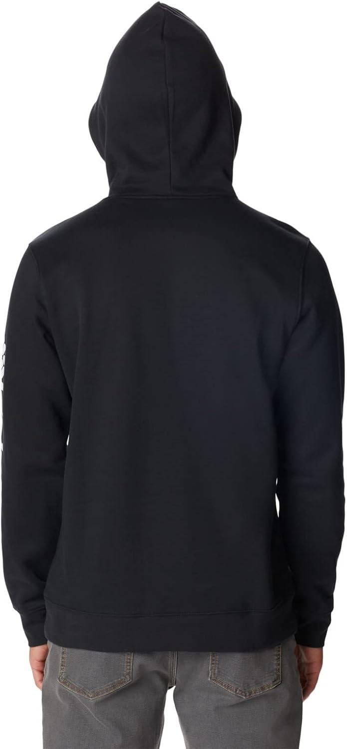 imageColumbia mens Trek HoodieBlackCsc Sleeve Logo