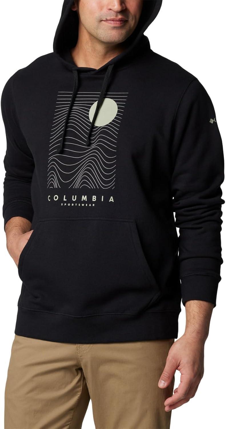imageColumbia mens Trek HoodieBlackLinear Drifts