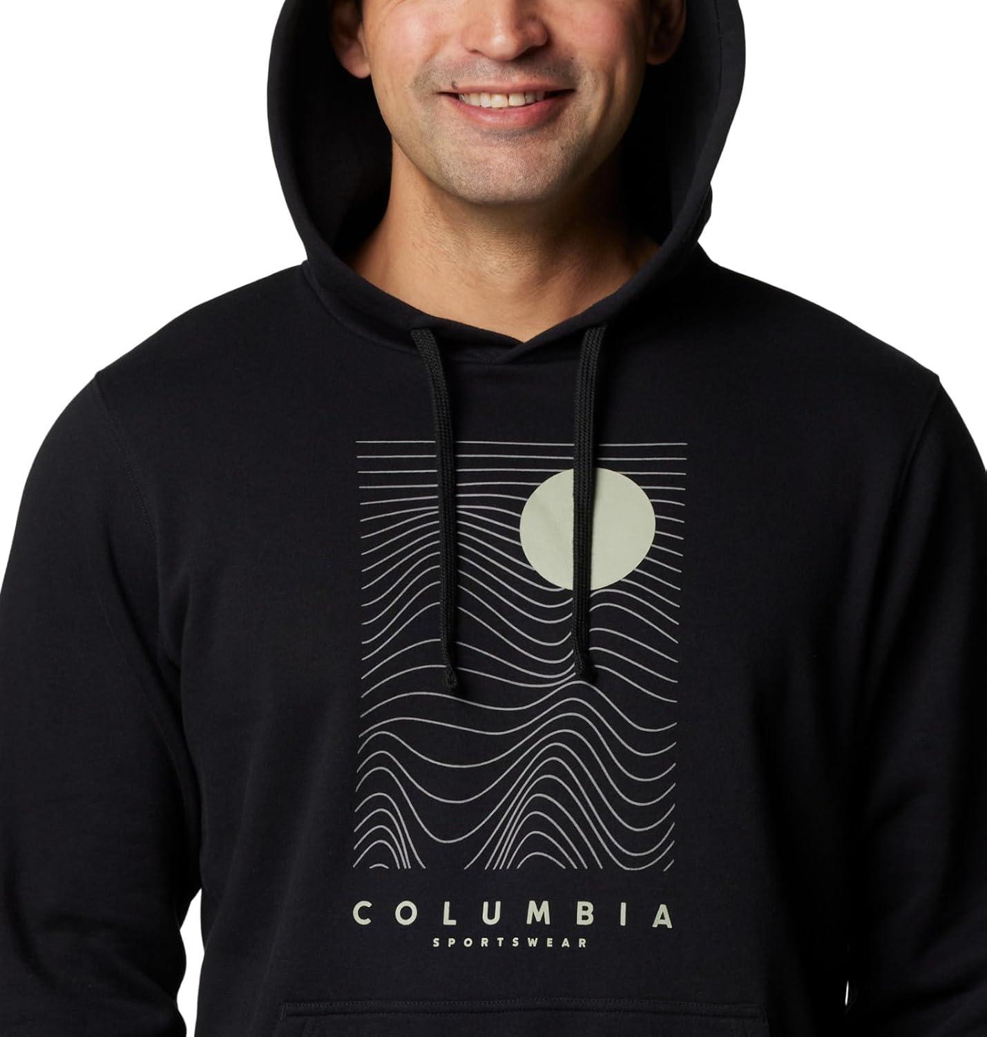imageColumbia mens Trek HoodieBlackLinear Drifts