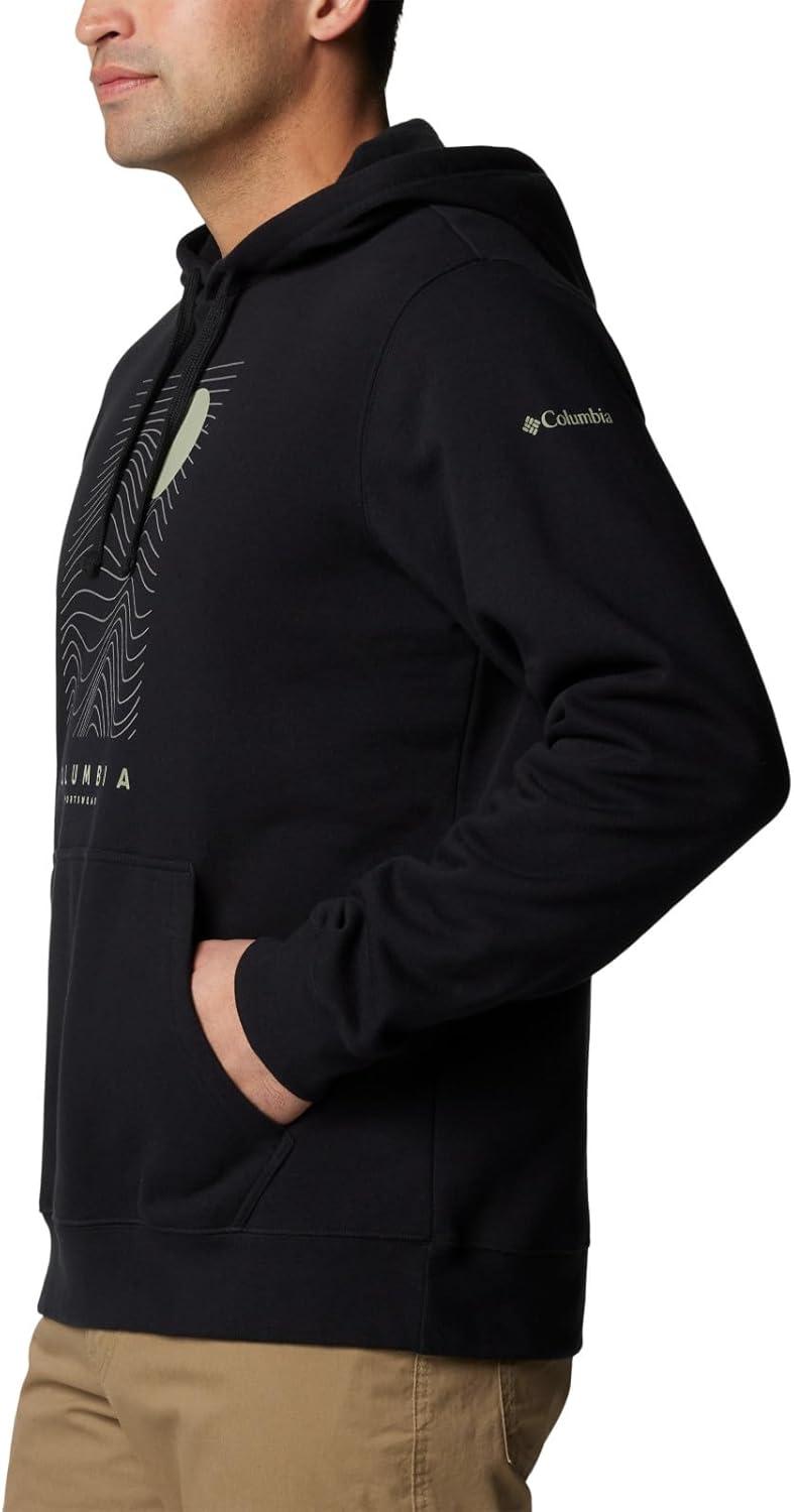 imageColumbia mens Trek HoodieBlackLinear Drifts