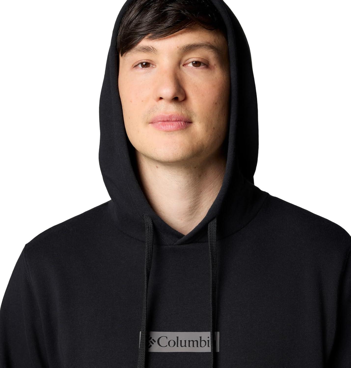 imageColumbia mens Trek HoodieBlackPuff Box Gem Logo