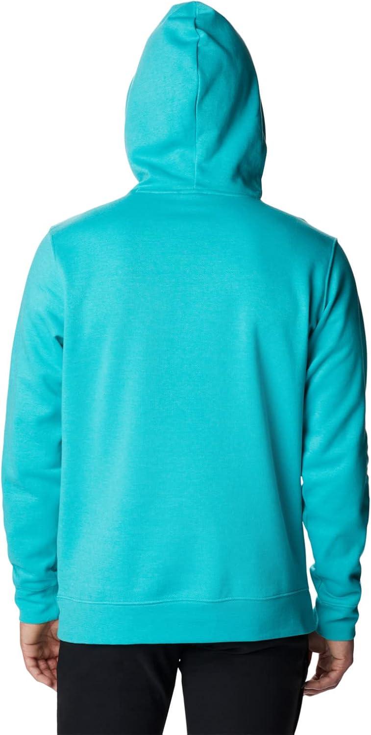 imageColumbia mens Trek HoodieBright Aqua HeatherCsc Sleeve Logo