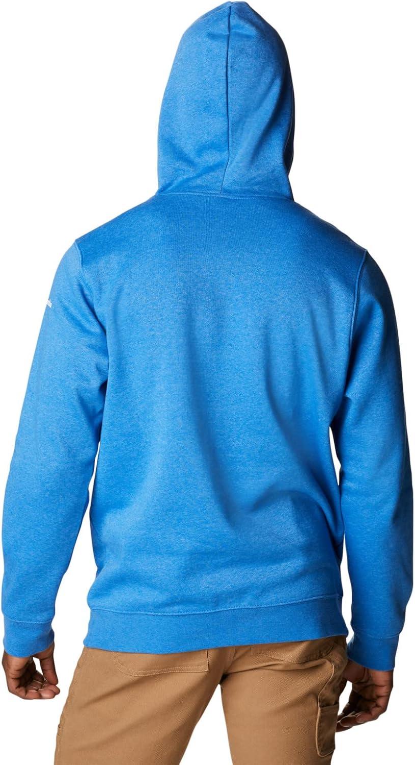 imageColumbia mens Trek HoodieBright Indigo HeatherCsc Stacked Logo