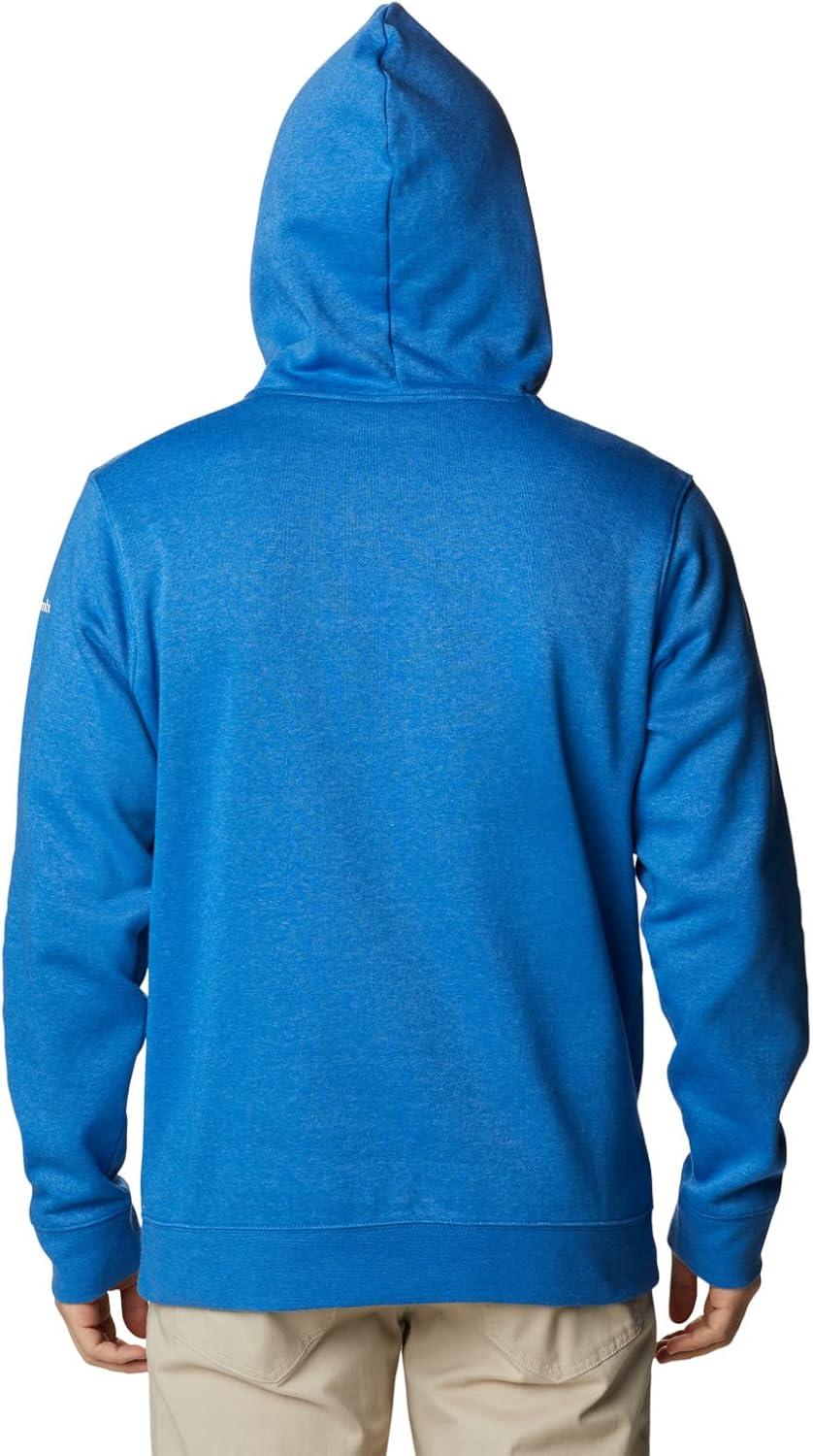 imageColumbia mens Trek HoodieBright Indigo HeatherTreestriped Flag