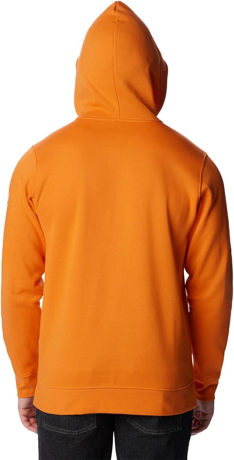 imageColumbia mens Trek HoodieBright Orange Csc Sleeve Logo
