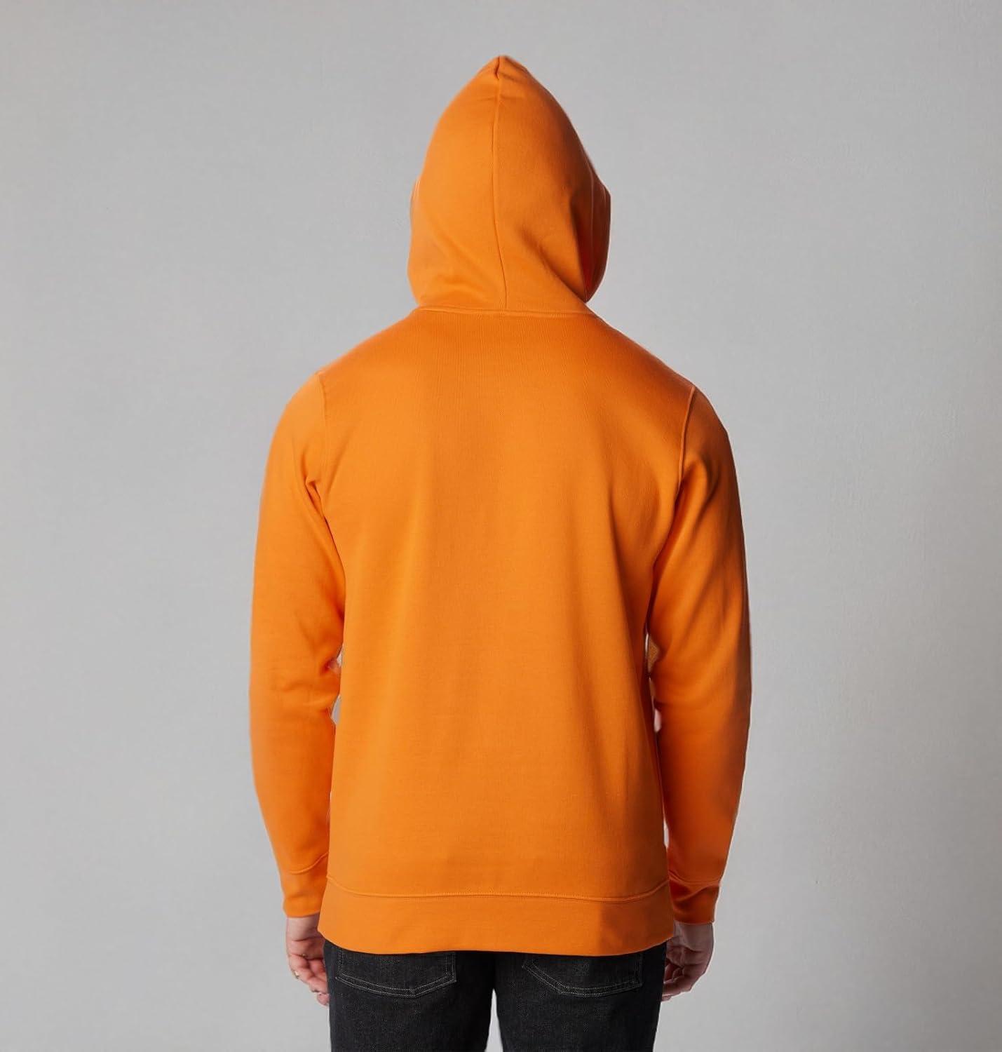 imageColumbia mens Trek HoodieBright Orange Csc Sleeve Logo