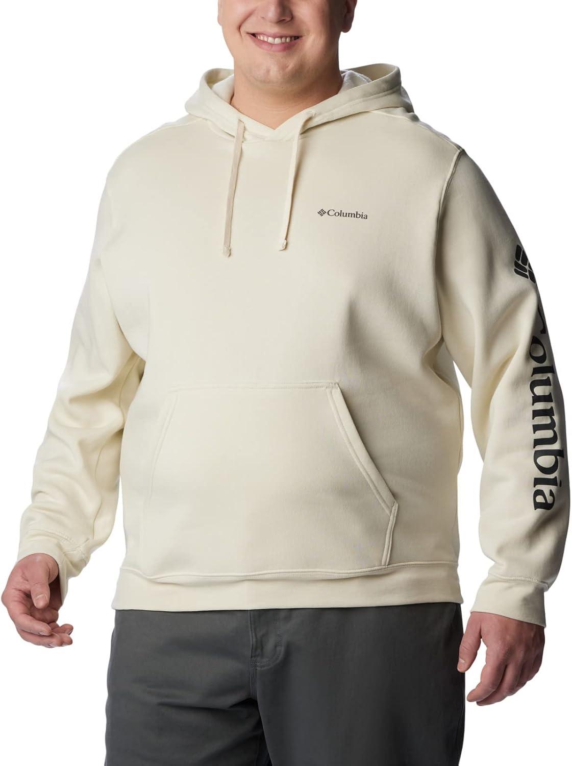 imageColumbia mens Trek HoodieChalkCsc Sleeve Logo